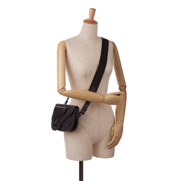 Pre-Loved Dior Oblique Canvas Saddle Messenger Bag - Picture 9 of 10